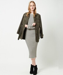 DRWCYS | リブニットロングワンピース(ワンピース)