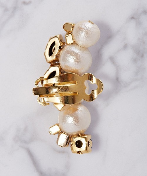 Y.A.Acc（ワイエーアク）の「Y.A.Aｃｃ パールイヤーカフ（イヤリング・レディース・その他3/ブラック・FREE）」の6枚目の写真