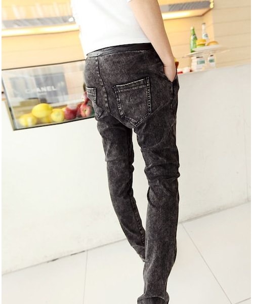 STORES.jp（ストアーズドットジェーピー）の「サルエルパンツ★スタッズ付き★ロック★K-POP【送料無料】（デニムパンツ・メンズ・その他）」の8枚目の写真