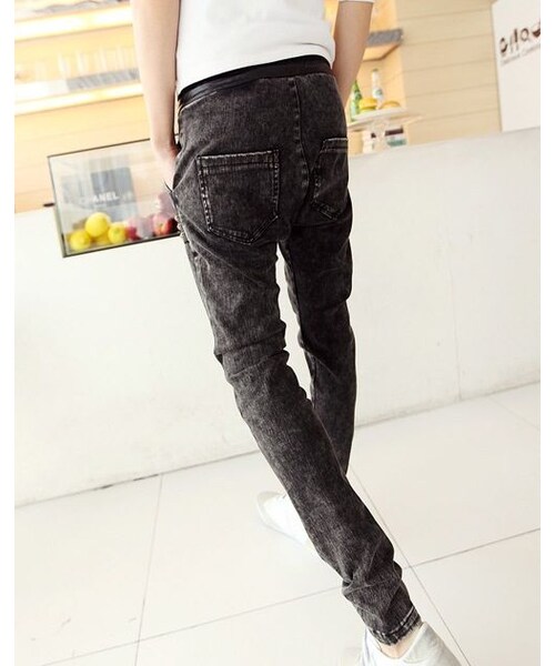 STORES.jp（ストアーズドットジェーピー）の「サルエルパンツ★スタッズ付き★ロック★K-POP【送料無料】（デニムパンツ・メンズ・その他）」の7枚目の写真