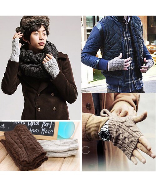 STORES.jp(ストアーズドットジェーピー)の「アームウォーマー★手袋★3色★【送料無料】(スタジャン・メンズ・その他)」の4枚目の写真