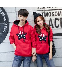 STORES.jp | プルオーバーパーカー★3色★星(スター)柄★ペアルック★【送料無料】(スタジャン)