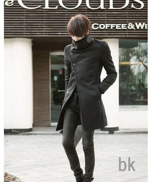 STORES.jp（ストアーズドットジェーピー）の「チェスターコート★ハイセンスデザイン★クール×スタイリッシュ♪★【送料無料】（スタジャン・メンズ・その他）」の2枚目の写真