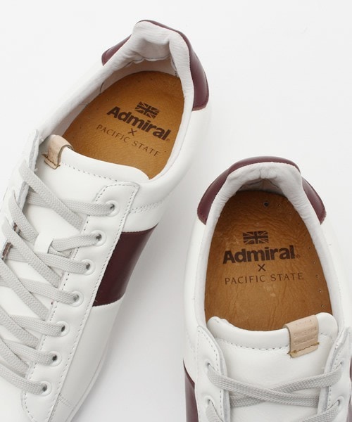 Admiral（アドミラル）の「アドミラル×パシフィックステート別注　レザースニーカー（スニーカー・メンズ・グリーン/ネイビー/ワイン・M/L/LL/SS）」の9枚目の写真
