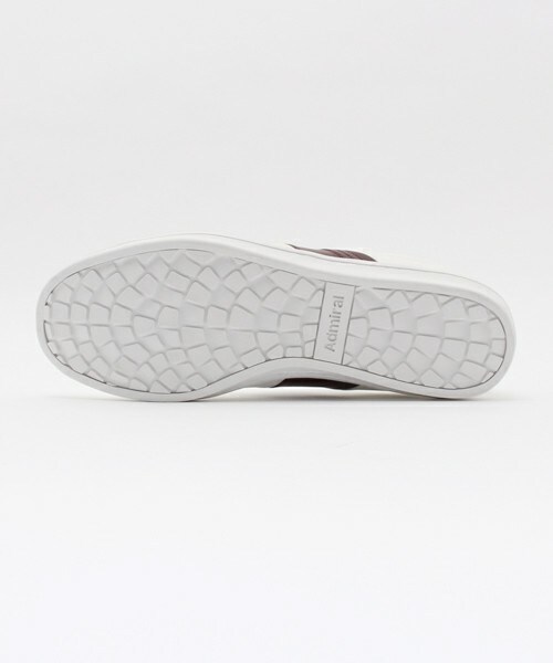 Admiral（アドミラル）の「アドミラル×パシフィックステート別注　レザースニーカー（スニーカー・メンズ・グリーン/ネイビー/ワイン・M/L/LL/SS）」の5枚目の写真