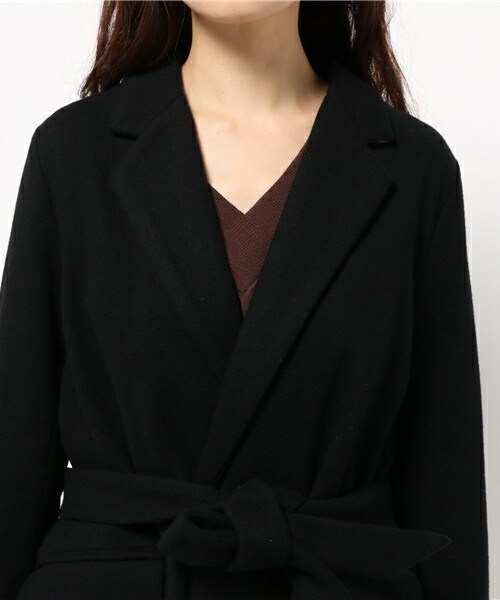 aditional（アディショナル）の「チェスターコート　SUPER120（チェスターコート・レディース・ブラック/グレー・1）」の6枚目の写真