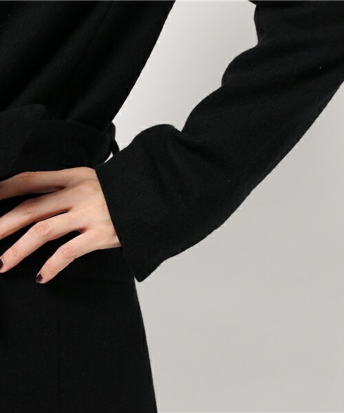 aditional（アディショナル）の「チェスターコート　SUPER120（チェスターコート・レディース・ブラック/グレー・1）」の7枚目の写真