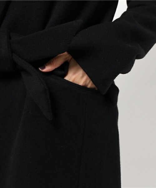 aditional（アディショナル）の「チェスターコート　SUPER120（チェスターコート・レディース・ブラック/グレー・1）」の9枚目の写真