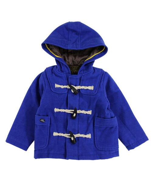 apres les cours（アプレレクール）の「Standard ダッフルコート（ジャケット/アウター・キッズ・ブルー/アイボリー/レッド/イエロー・80/90/95/100/110/120/130/140）」の5枚目の写真