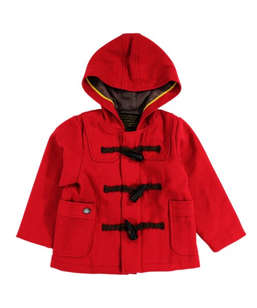 apres les cours（アプレレクール）の「Standard ダッフルコート（ジャケット/アウター・キッズ・ブルー/アイボリー/レッド/イエロー・80/90/95/100/110/120/130/140）」の6枚目の写真