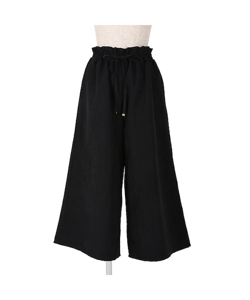 an another angelus(アンアナザーアンジェラス)の「フロントリボンギャザーワイドパンツ/an another angelus(その他パンツ・レディース・その他)」の4枚目の写真