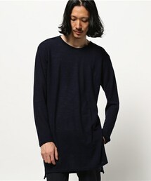 ato | ウールガーゼ ロングカットソー(Tシャツ/カットソー)