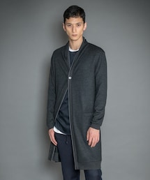 ato | ウールウォッシャブル天竺 ロングカーディガンコート(カーディガン/ボレロ)