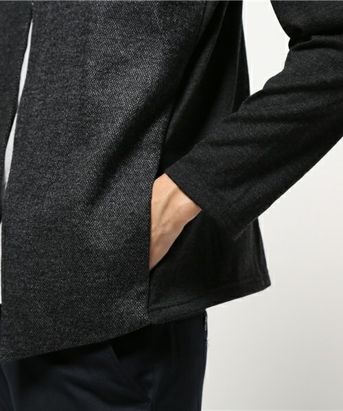 ato（アトウ）の「ウールジャージー カーディガンブルゾン（ブルゾン・メンズ・ダークグレー/ネイビー・44/46/48）」の7枚目の写真