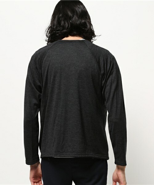 ato（アトウ）の「ウールジャージー カーディガンブルゾン（ブルゾン・メンズ・ダークグレー/ネイビー・44/46/48）」の4枚目の写真