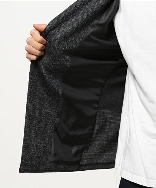 ato（アトウ）の「ウールジャージー カーディガンブルゾン（ブルゾン・メンズ・ダークグレー/ネイビー・44/46/48）」の9枚目の写真