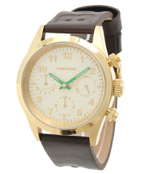 FRAPBOIS（フラボア）の「レザウォッチ（アナログ腕時計・レディース・ブラック/ブラウン・FREE）」の2枚目の写真