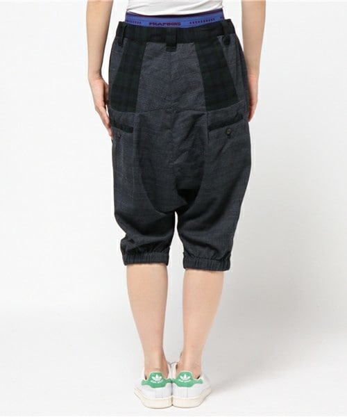 FRAPBOIS（フラボア）の「チェックダイ（その他パンツ・レディース・ネイビー/ブラウン・1/0）」の5枚目の写真