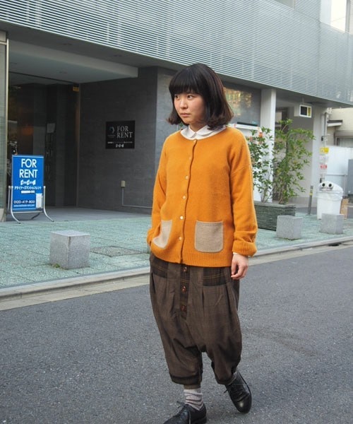 FRAPBOIS（フラボア）の「チェックダイ（その他パンツ・レディース・ネイビー/ブラウン・1/0）」の12枚目の写真