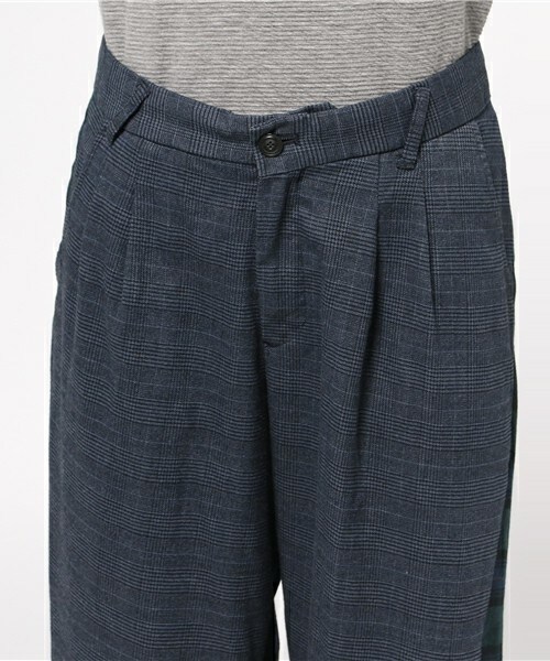 FRAPBOIS（フラボア）の「チェックダイ（その他パンツ・レディース・ブラウン/ネイビー・0/1）」の6枚目の写真