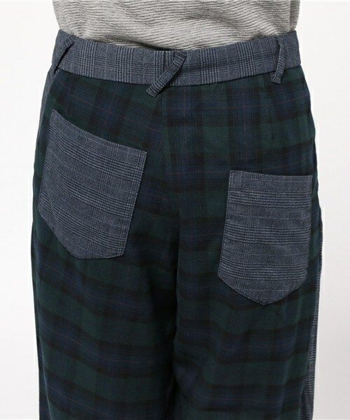 FRAPBOIS（フラボア）の「チェックダイ（その他パンツ・レディース・ブラウン/ネイビー・0/1）」の7枚目の写真