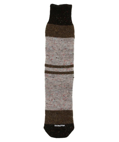 FRAPBOIS（フラボア）の「ネップソックス（ソックス/靴下・メンズ・ブラウン/ベージュ/ネイビー・FREE）」の2枚目の写真