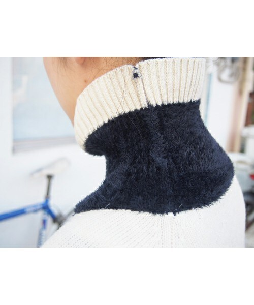 FRAPBOIS（フラボア）の「クレートリコ（ワンピース・レディース・オフホワイト/グレー/チャコールグレー・1）」の9枚目の写真