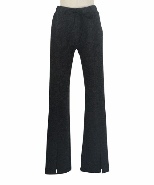 made in HEAVEN(メイドインヘブン)の「made in HEAVEN ニットパンツ Day Off Pants(その他パンツ・レディース・チャコール・0)」の1枚目の写真
