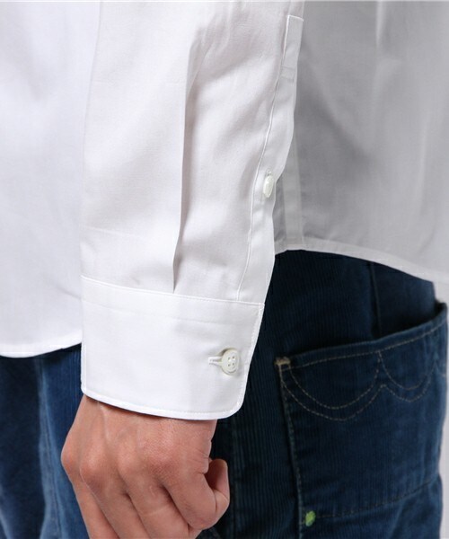 FRAPBOIS（フラボア）の「コロロシャツ（シャツ/ブラウス・メンズ・ホワイト/ブラック・2/3）」の6枚目の写真