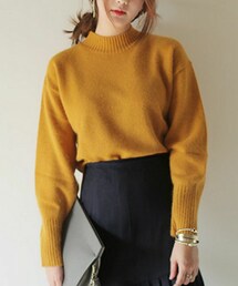 DHOLIC | アンゴラ混モックネックニットプルオーバー(ニット/セーター)