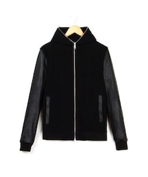 美品 ウェアラバウツ 名作 ねじれ スタジャン 希少モデル 袖レザー ウール スタジャン レザー 袖革 最高級PU メンズ ヤンキース