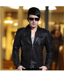 no brand（ノーブランド）の「セレブレザー メンズ MENS 本革