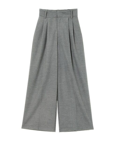 EVRIS（エヴリス）の「起毛ワイドパンツ（パンツ・レディース・グレー/ブラック/ベージュ）」の2枚目の写真