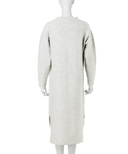 FLOVE（フローブ）の「ニットイレギュラーヘムワンピース（ワンピース/ドレス・レディース・グレー/ブラック/カーキ・F）」の9枚目の写真