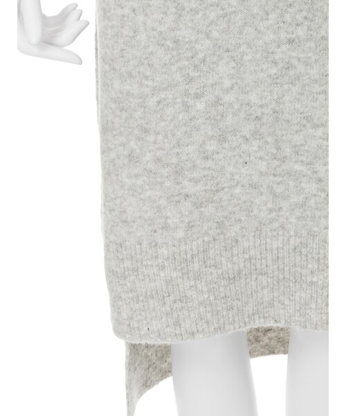 FLOVE（フローブ）の「ニットイレギュラーヘムワンピース（ワンピース/ドレス・レディース・グレー/ブラック/カーキ・F）」の13枚目の写真