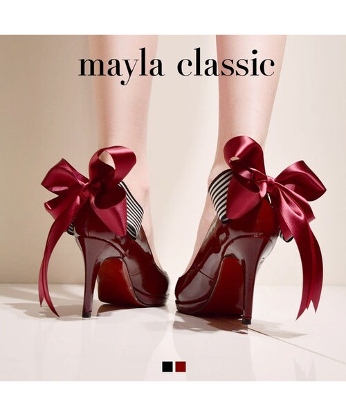 Mayla Classic マイラクラシック の Mayla Classic アーデミーシア 8 0cm パンプス パンプス Wear