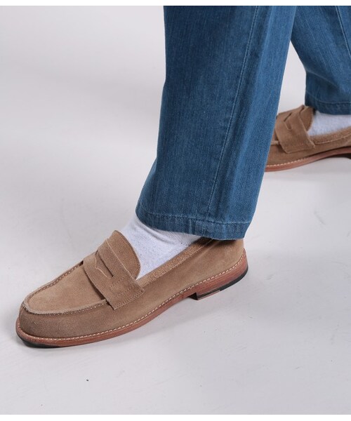 JUNRED（ジュンレッド）の「デニムワンタックワイドパンツ（パンツ・メンズ・ネイビー系/ブルー・S/M/L）」の10枚目の写真