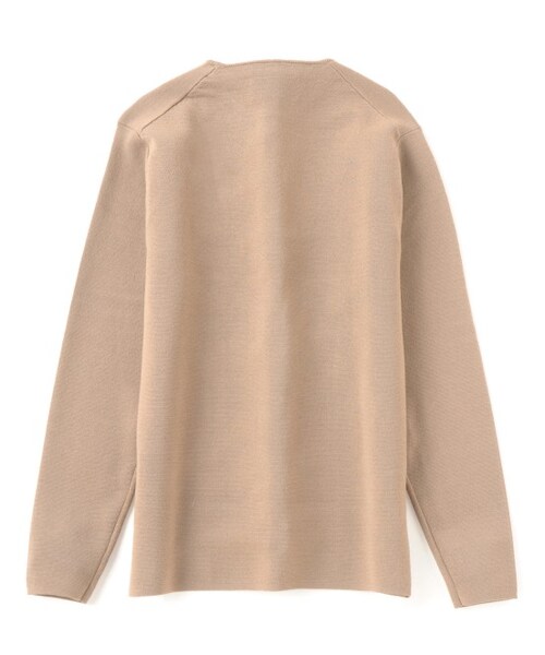 ADAM ET ROPE'（アダムエロペ）の「14G ウォッシャブルウール ハーフミラノプルオーバー（トップス・メンズ・ホワイト系/キャメル/ネイビー・M/L）」の5枚目の写真