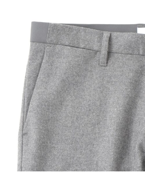 ADAM ET ROPE'（アダムエロペ）の「ウールフランネル 4ポケットスリムストレートパンツ（パンツ・メンズ・チャコール/キャメル系/ネイビー・S/M/L）」の7枚目の写真