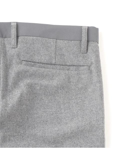 ADAM ET ROPE'（アダムエロペ）の「ウールフランネル 4ポケットスリムストレートパンツ（パンツ・メンズ・チャコール/キャメル系/ネイビー・S/M/L）」の9枚目の写真