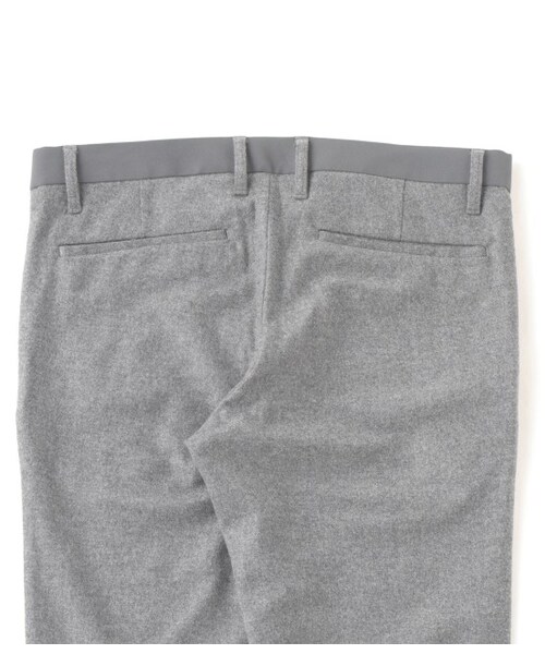 ADAM ET ROPE'（アダムエロペ）の「ウールフランネル 4ポケットスリムストレートパンツ（パンツ・メンズ・チャコール/キャメル系/ネイビー・S/M/L）」の8枚目の写真
