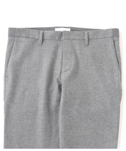 ADAM ET ROPE'（アダムエロペ）の「ウールフランネル 4ポケットスリムストレートパンツ（パンツ・メンズ・チャコール/キャメル系/ネイビー・S/M/L）」の6枚目の写真