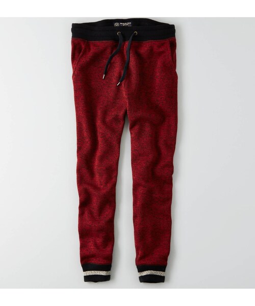 American Eagle(アメリカンイーグル)の「AEOセーターフリースジョガー(その他パンツ・メンズ・チャコール/インディゴ/レッド・XS/S/M/L/XL/XXL)」の3枚目の写真