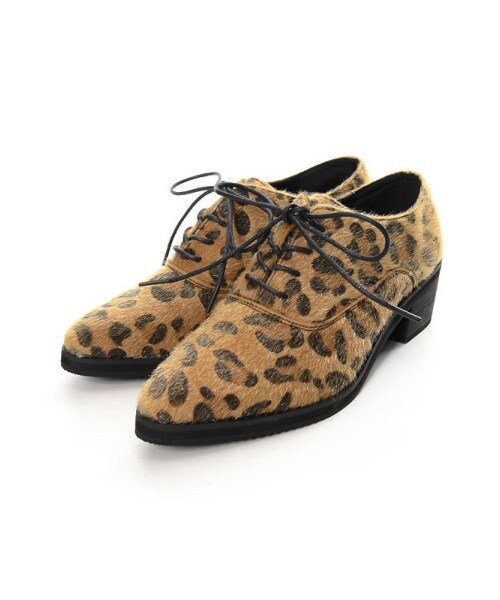 Re:EDIT（リエディ）の「ポインテッドトゥレースアップパンプスシューズ（シューズ・レディース・ブラック/グリーン/ネイビー/バーガンディ/レオパード・S/M/L/LL）」の6枚目の写真