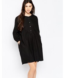 MONKI | Monki Button Detail Smock Dress(ワンピース)