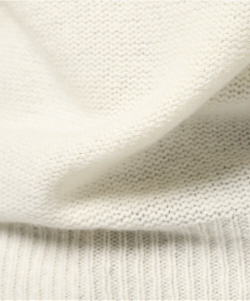 FREDY&GLOSTER（フレディアンドグロスター）の「カシミヤ混ラグランプルオーバーニット（ニット/セーター・レディース・ピンク/オフホワイト/ライトグレー・36/38）」の11枚目の写真