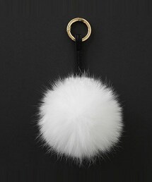 DHOLIC | リアルフォックスファーポンポンキーリング(キーケース/キーアクセサリー)