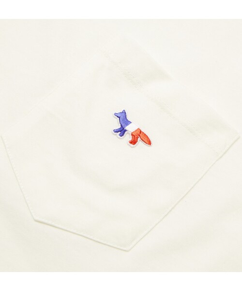 Maison Kitsune（メゾンキツネ）の「Maison Kitsuné Cotton-Jersey T-Shirt（Tシャツ/カットソー・メンズ・White・S/M/L/XL）」の3枚目の写真