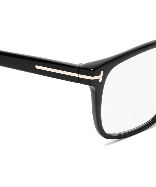 TOM FORD(トム フォード)の「Tom Ford Square-Frame Acetate Optical Glasses(メガネ・メンズ・Black・One Size)」の6枚目の写真