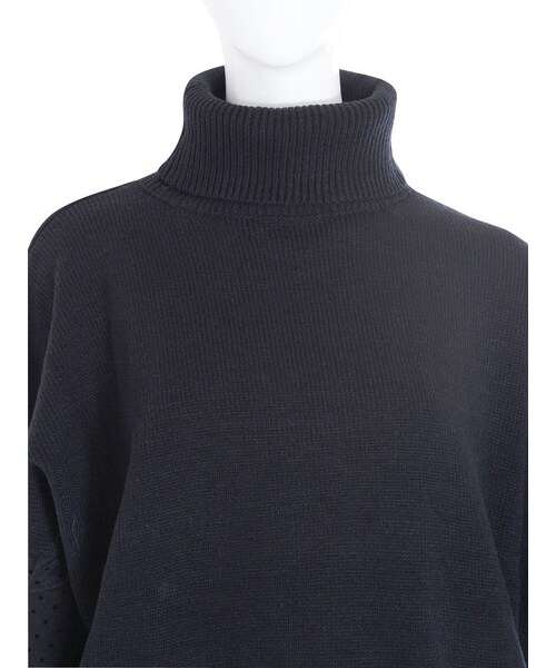 merry jenny(メリージェニー)の「ドットチュールキリカエニット(トップス・レディース・ブラック/ピンク/アイスブルー・F)」の11枚目の写真